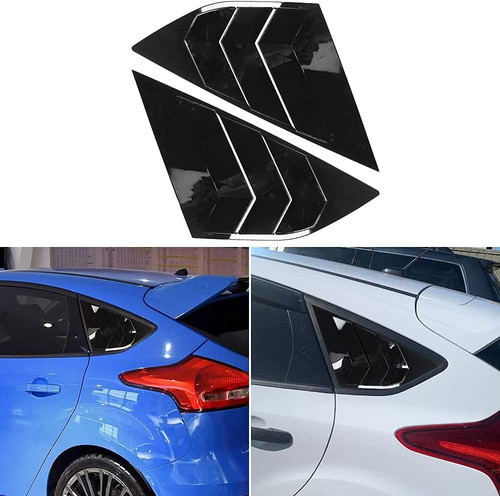 Rear side window louvers - window,