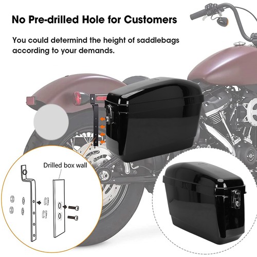 Motorcycle hard saddle bags - motorcycle,