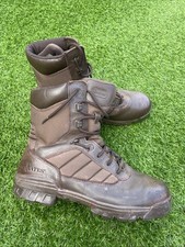 Bates British Army Brown MTP Patrol Combat Boots 10M     #H1