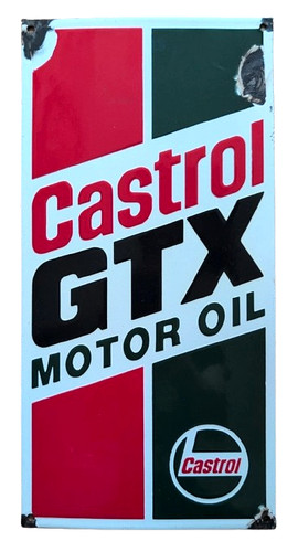 Castrol gtx motor oil sign - gtx,