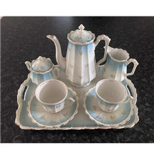 Porcelain blue white - blue, gold