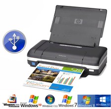 Small & Mobile USB Reisedrucker Printer HP Deskjet 470 Network Battery 4800dpi