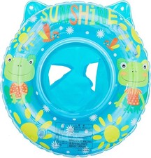 Pukitt Baby Swimming Ring, Inflatable Swimming Hoop Baby with Safety / Pink