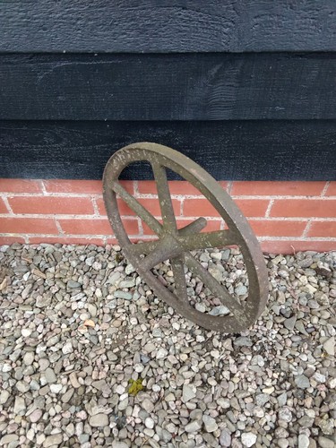 Antique cast iron - cast, wheelbarrow
