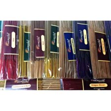 Coloured incense joss sticks - coloured,