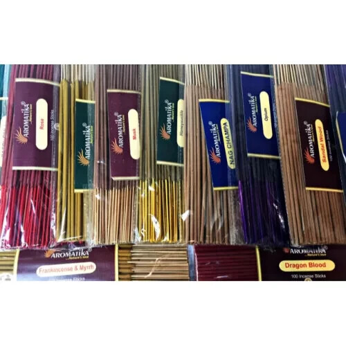 Coloured incense joss sticks - incense,