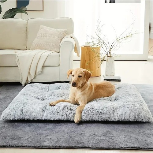 Warm plush dog bed mat - warm,