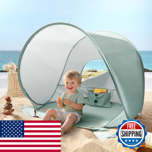Tiny land baby beach tent - land,