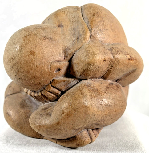 Vintage hand carved wooden - hand,