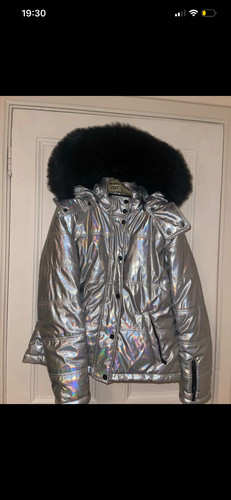 Silver topshop ski jacket sno - silver,