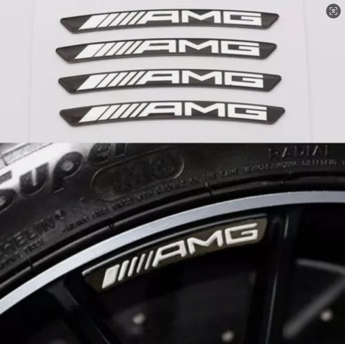 Amg wheel rim badge - rim, emblem