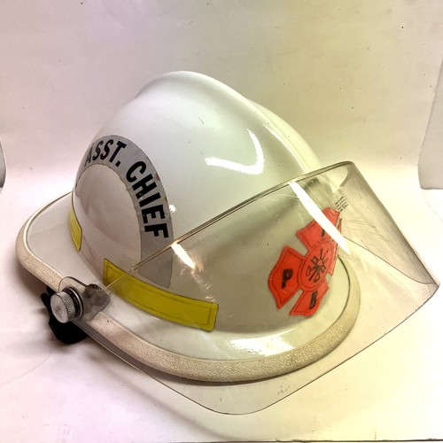 Used adult firefighter helmet - adult,