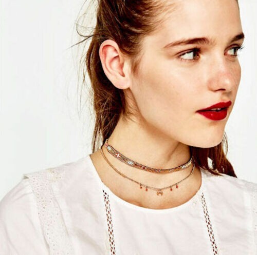 Zara short beaded - zara, choker