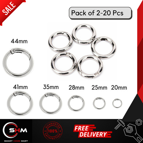 Large small round carabiner - &,