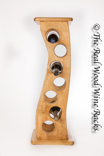 New real wood wine - new, rack