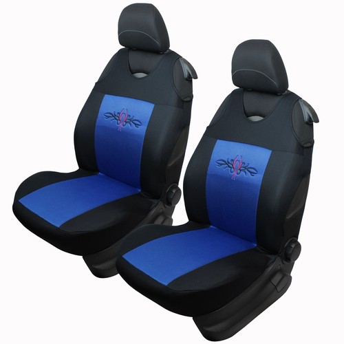 Blue front car seat - seat, covers