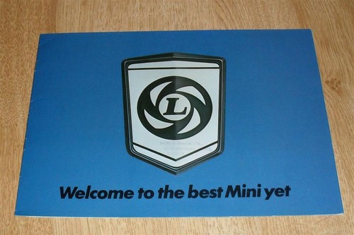 Austin mini brochure 1977 - austin,