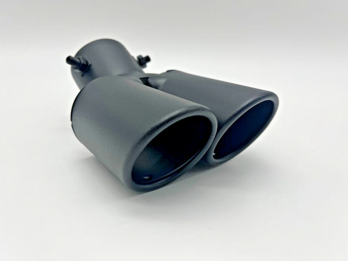 Matt black twin - twin, stainless