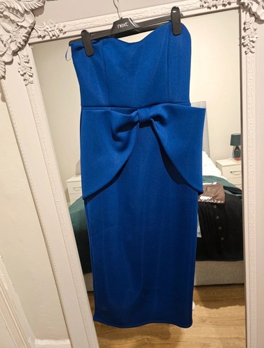 Size cobalt blue midi dress - midi,