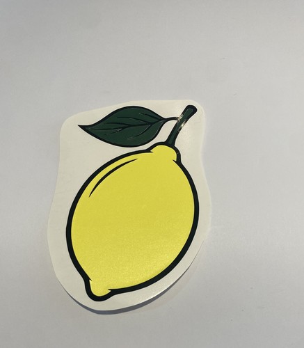 Lemon vinyl decal sticker - lemon,