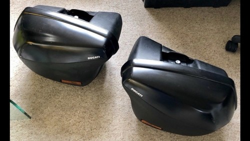 Ducati panniers with keys - ducati,