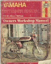 YAMAHA FS1-E MOPED (1972-74) OWNERS WORKSHOP MANUAL