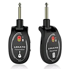 LEKATO L6 Wireless Guitar System Rechargeable Transmitter Receiver System