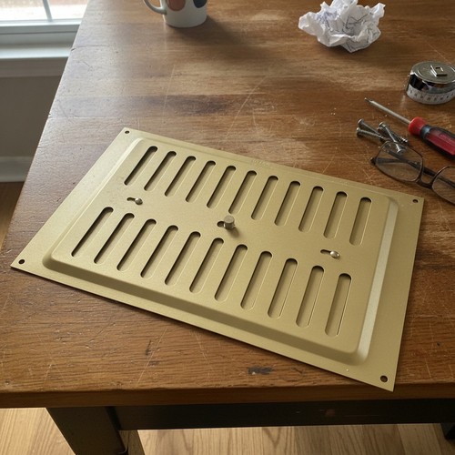 Gold grille cover - cover,