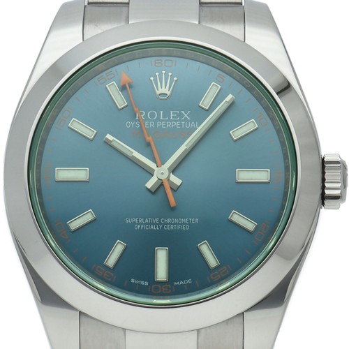 Rolex milgauss watch green - watch,