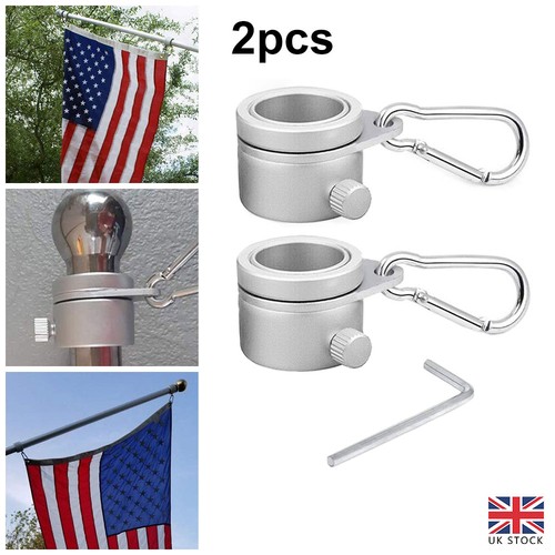 Flag pole rings aluminum - pole,
