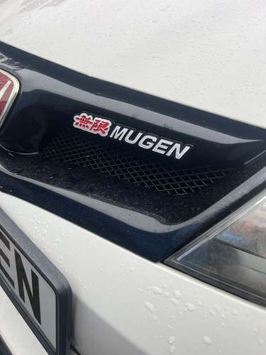 Mugen grille badge for - grille, (red)