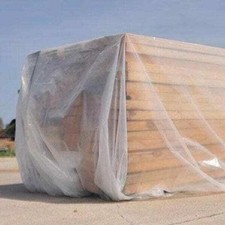 Heavy Duty Clear Polythene Sheeting 1.5m x 20m for DIY Thick 300G Protection 