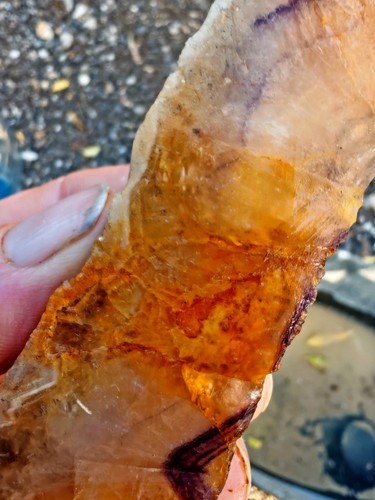 Blue john fluorite raw - blue,