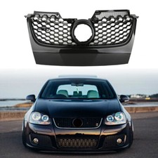 CARBON FIBRE HONEYCOMB MESH FRONT BUMPER CENTRE GRILL FOR VW GOLF MK5 GTI 05-09