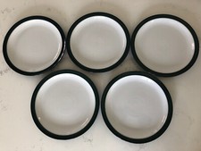 5 Denby Greenwich Green Dinner Plates 26.5cm diameter VG Excellent condition 90s