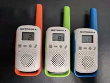 Motorola TALKABOUT T42 Pack Two-Way Walkie Talkie Radios x 3 - G6