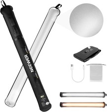 NEEWER 21W Handheld LED Tube Light 35.5"/90cm, Bi Color Inflatable TPU Video