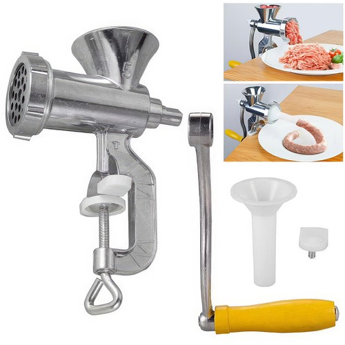 Manual meat grinder hand crank - grinder,