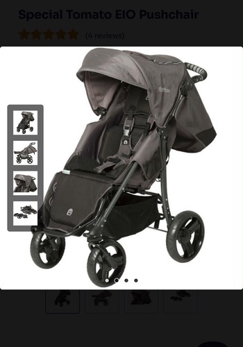 Tomato eio pushchair - tomato, for