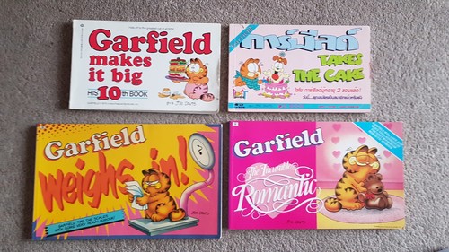 Vintage 1980s garfield books - vintage,