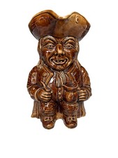 Antique Brown Earthenware 7" Owd Bill Toby Jug England
