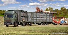 Cattle truck with trailer and