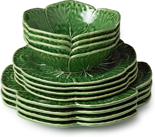 Jardin green cabbage - green, plates