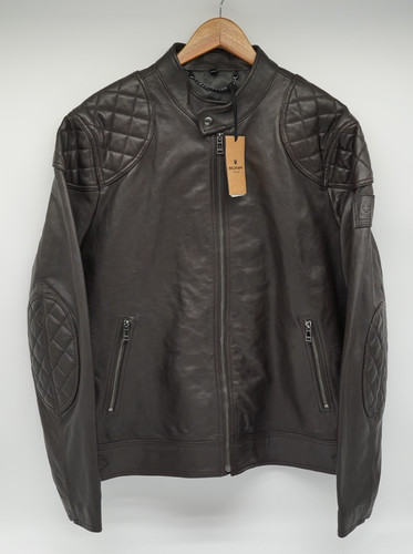 Belstaff leather jacket - belstaff, mens