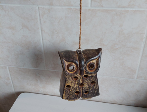 Vintage owl tealight - owl,