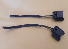 VOLKSWAGEN / AUDI / SEAT / SKODA X2 FRONT FOG LIGHT CONNECTOR PLUGS WIRE Genuine