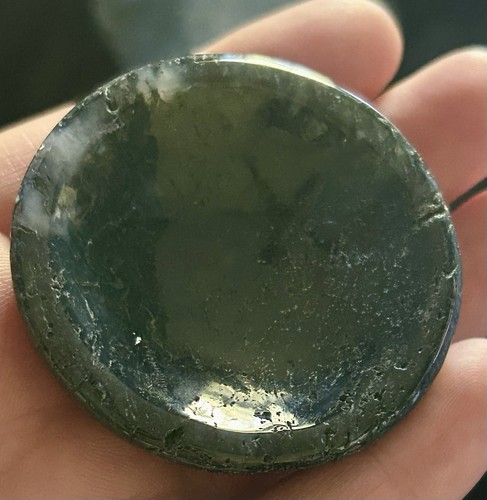 Moss agate bowl crystal - agate,