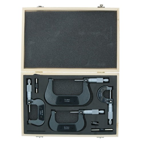 4pc micrometer external - micrometer,