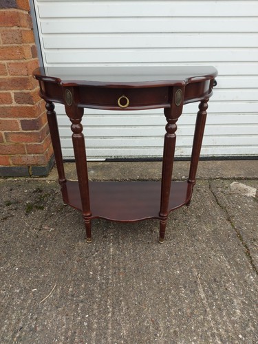 Half moon hallway console - half,