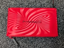 MAC Red Double Zip Makeup Bag